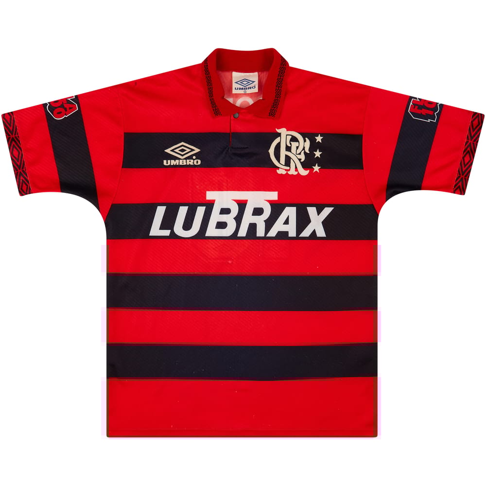 1994-95 Flamengo Centenary Home Shirt #10 - 6/10 - (L)