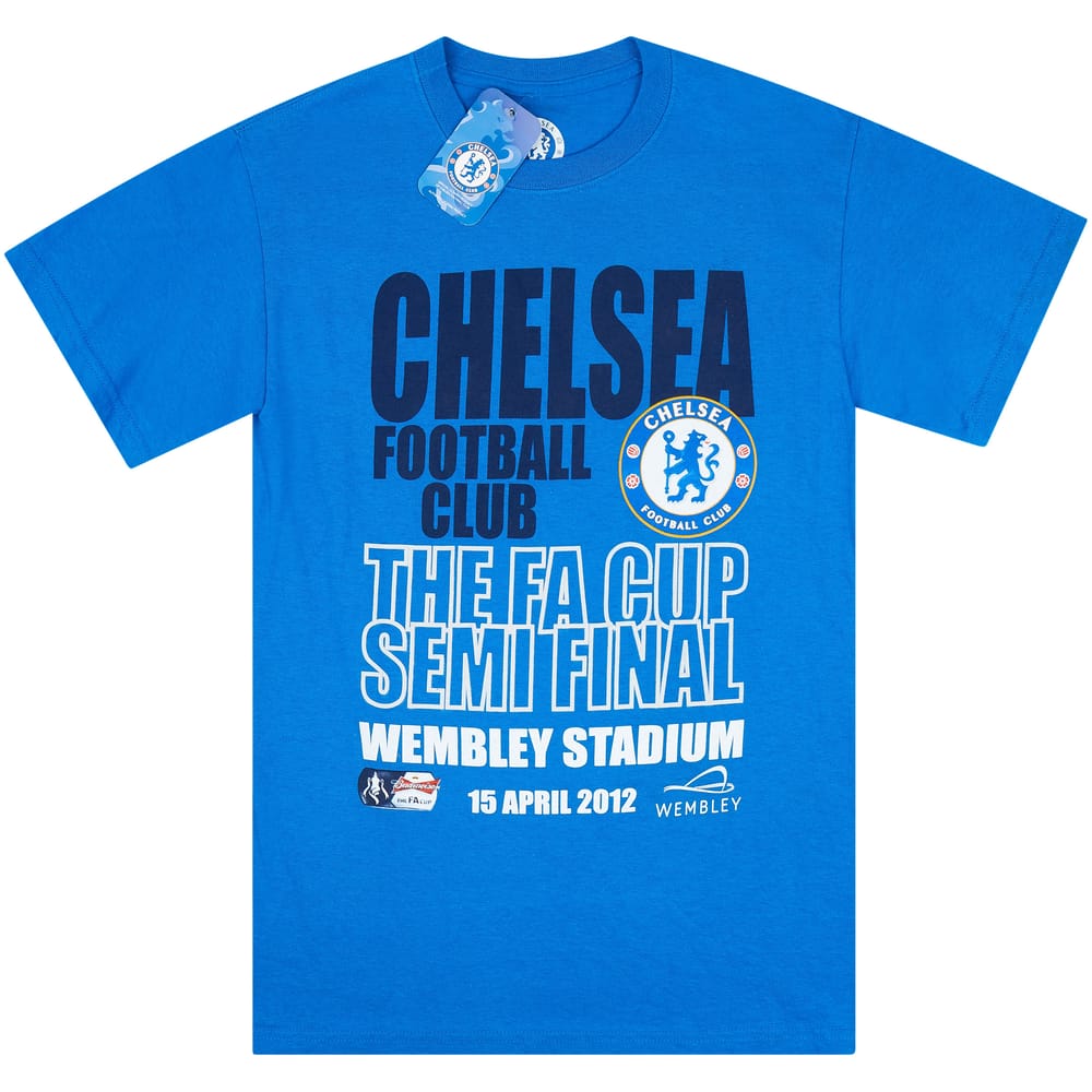 2012 Chelsea FA Cup Semi Final Cotton Tee (S)