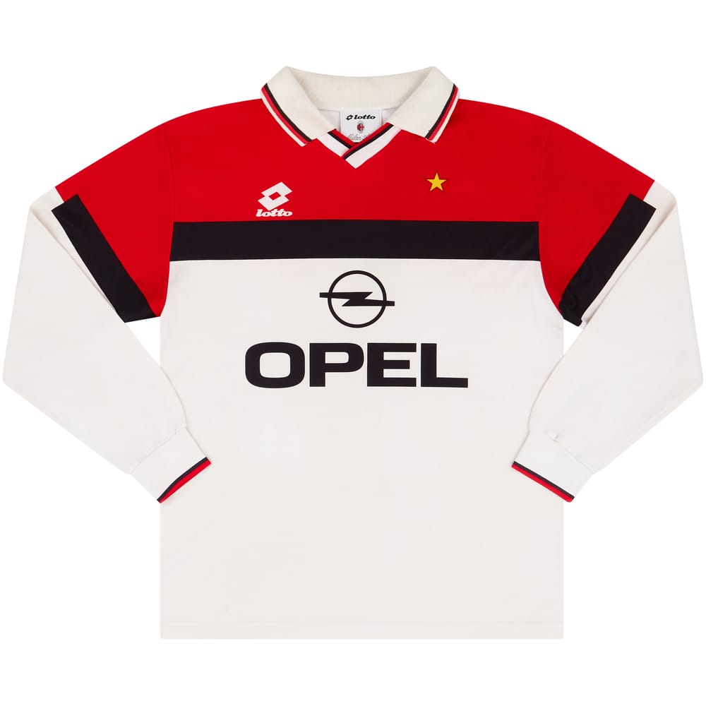 1994-95 AC Milan Away L/S Shirt - 6/10 - (L)
