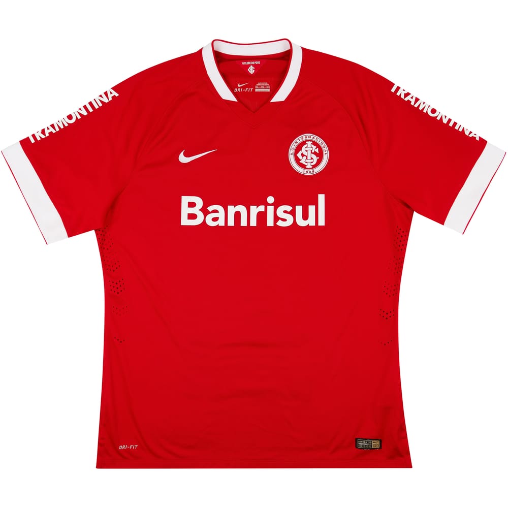 2014-15 Internacional Authentic Home Shirt - 9/10 - (XXL)