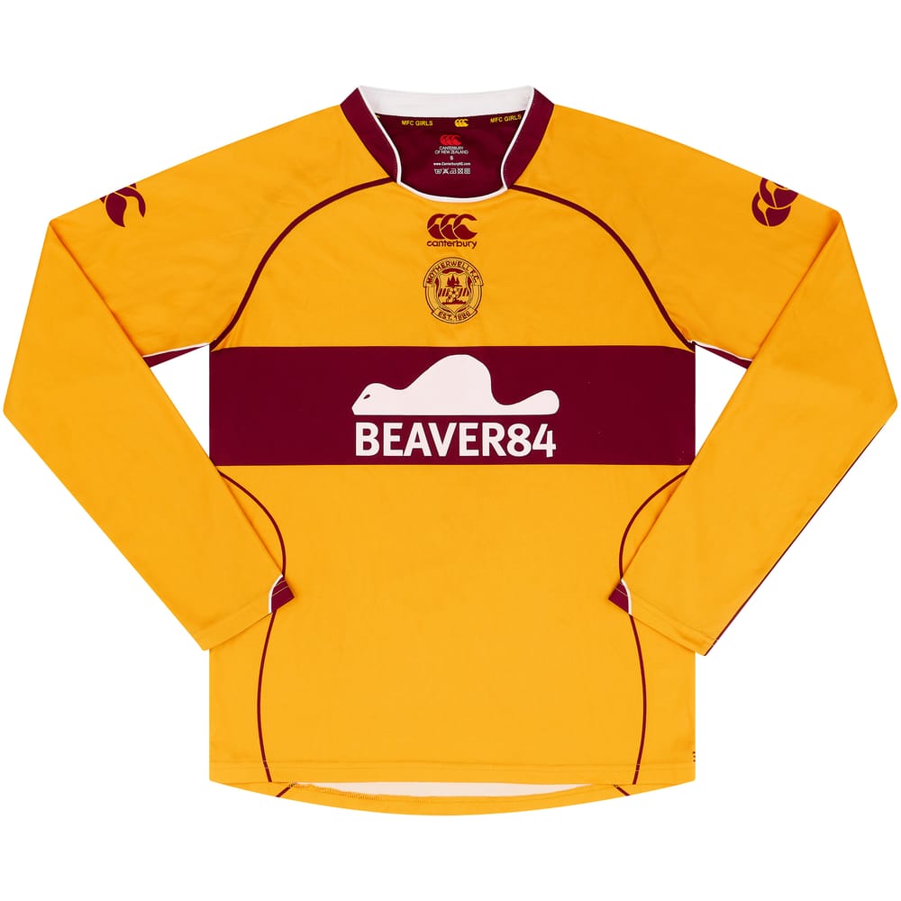 2009-10 Motherwell Women's Home L/S Shirt #3 - 8/10 - (S)