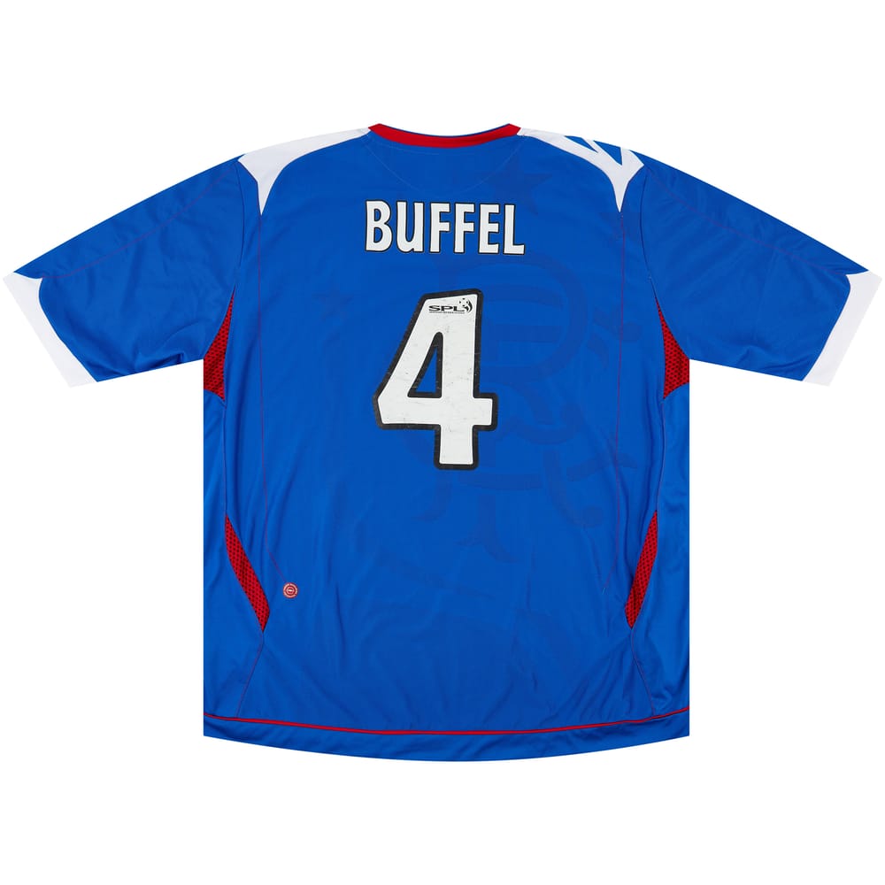 2006-07 Rangers Home Shirt Buffel #4 - 6/10 - (XXL)
