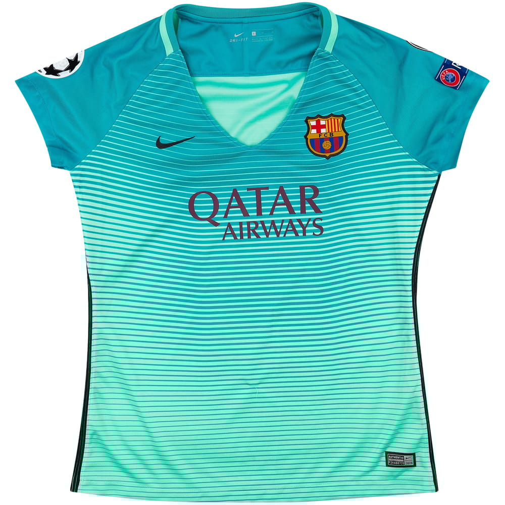 2016-17 Barcelona Third Shirt - 9/10 - (Women's L)