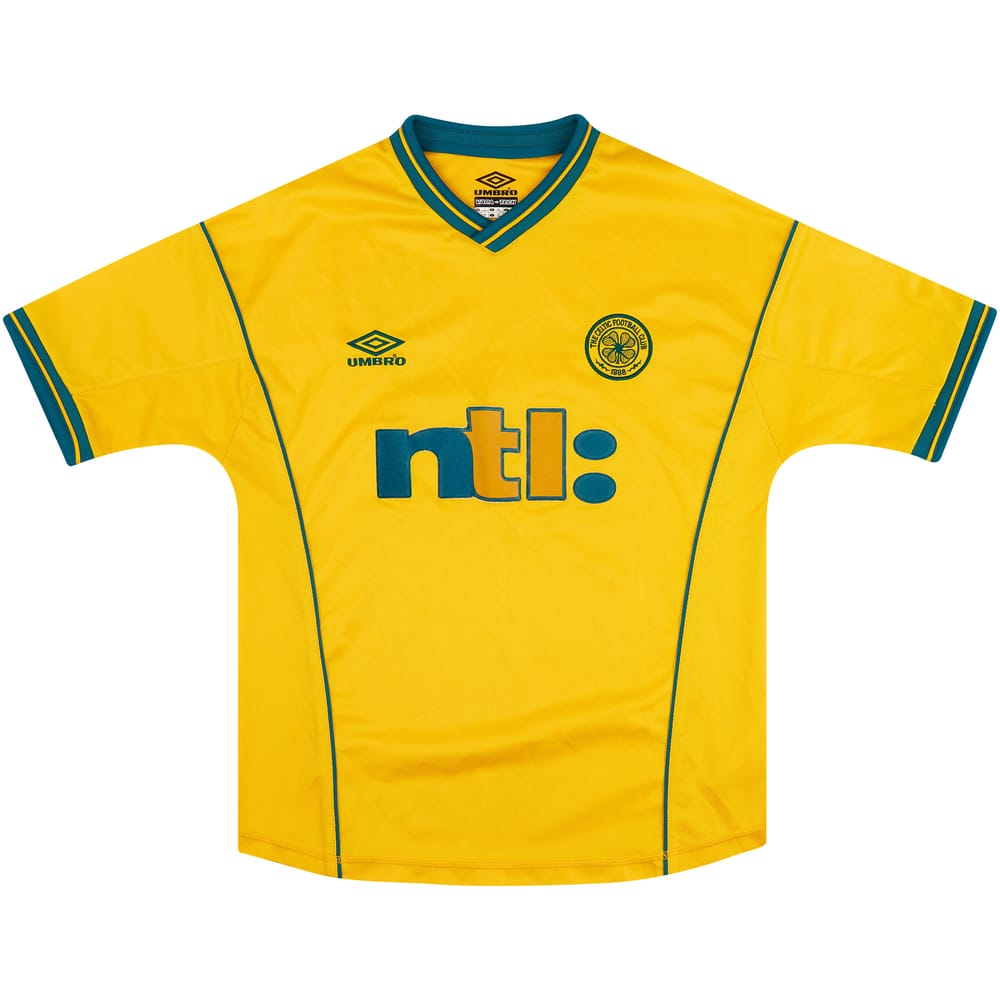2000-02 Celtic Away Shirt - 8/10 - (Y)
