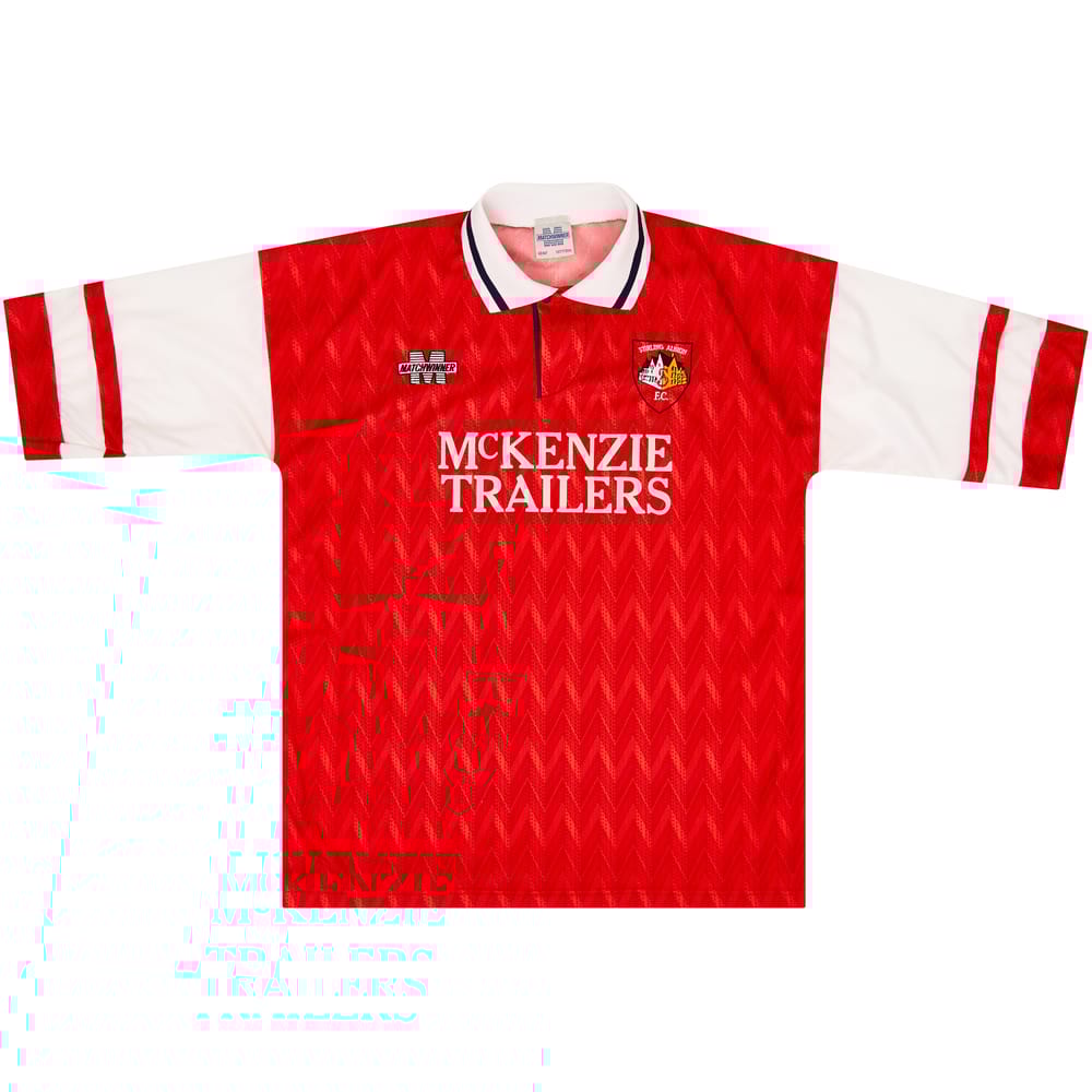 1993-95 Stirling Albion Home Shirt - 8/10 - (L)