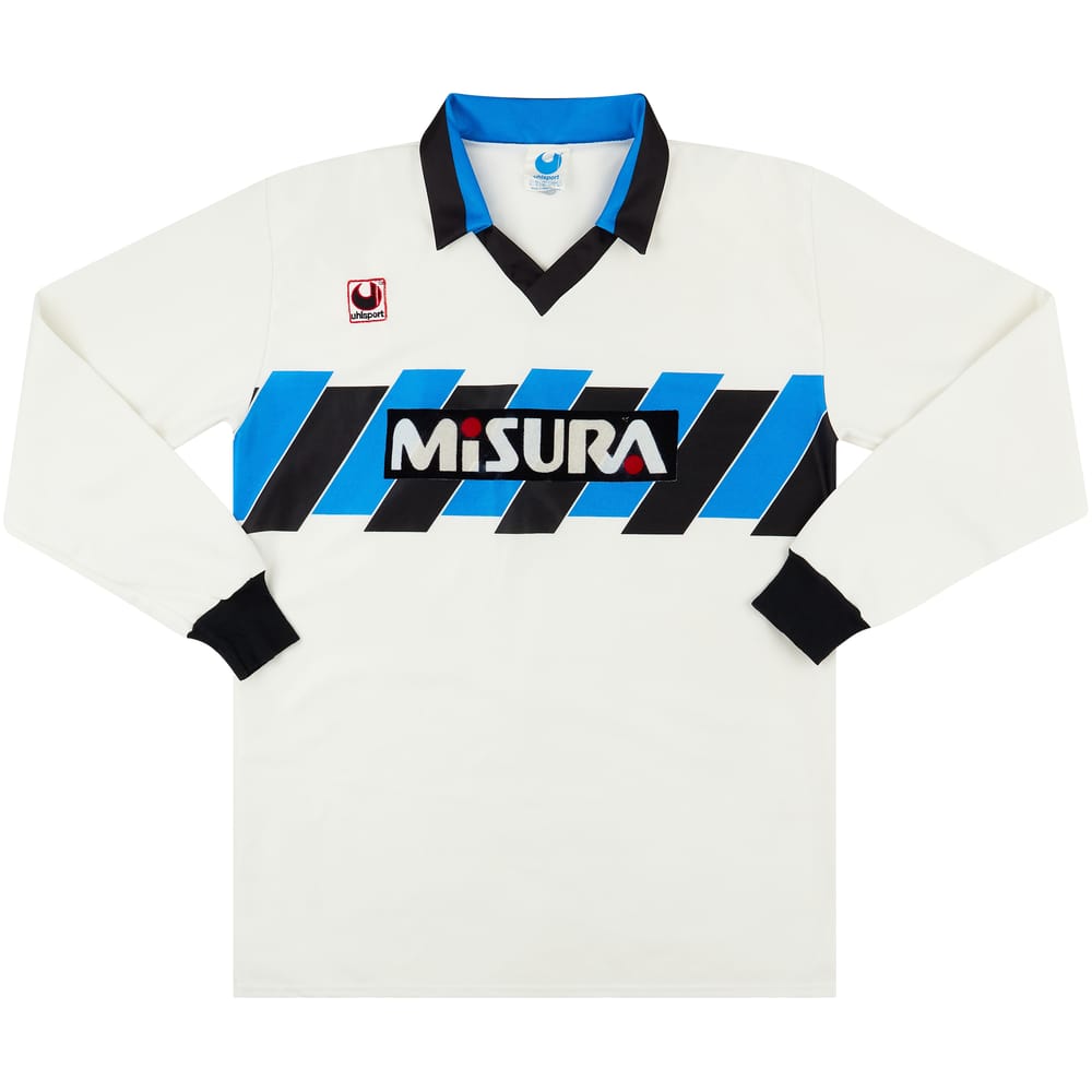 1990-91 Inter Milan Away L/S Shirt - 5/10 - (XL)