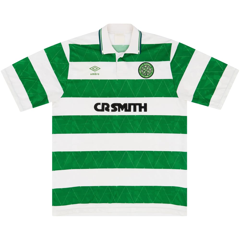 1989-91 Celtic Home Shirt - 9/10 - (L)