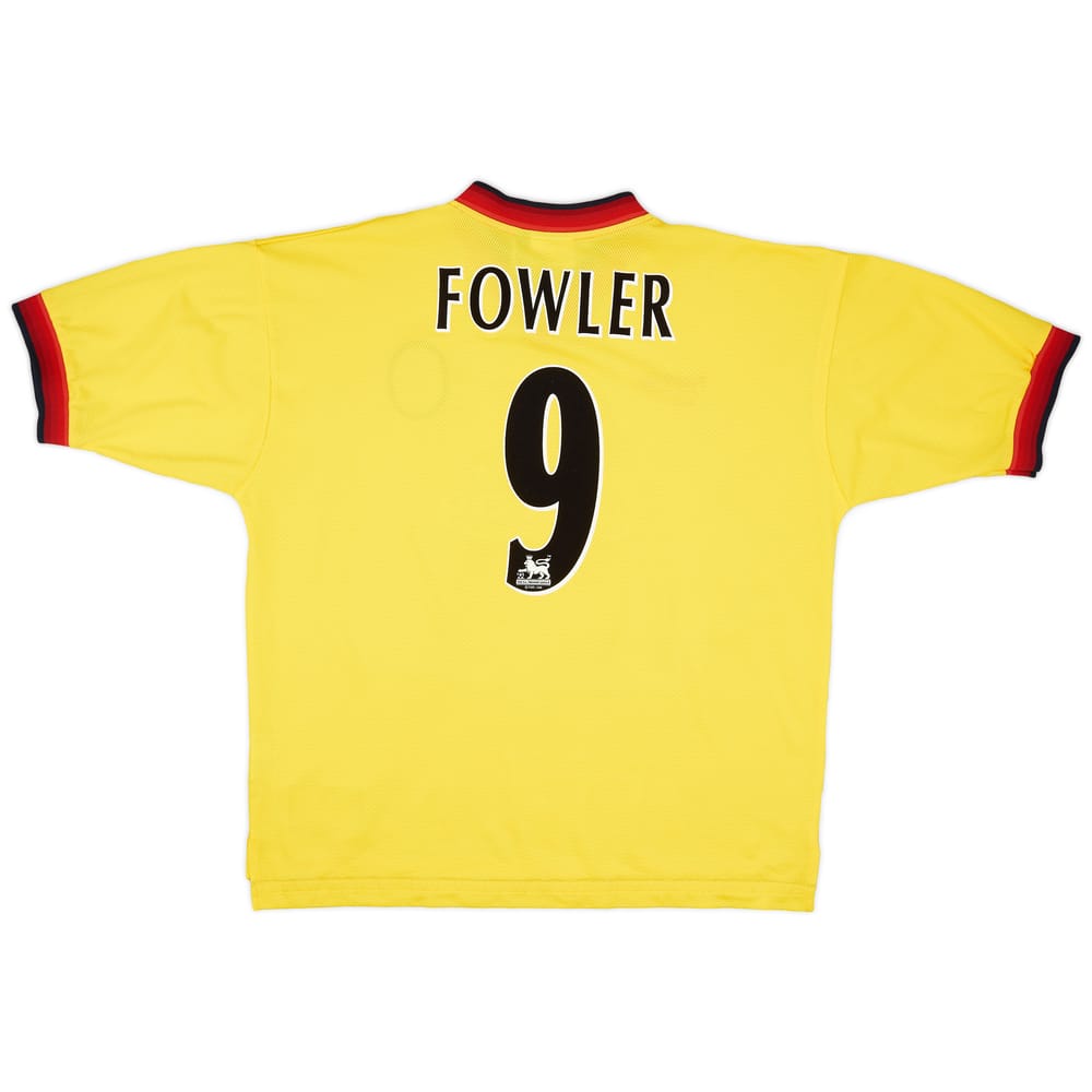 1997-99 Liverpool Away Shirt Fowler #9 - 9/10 - (XL)