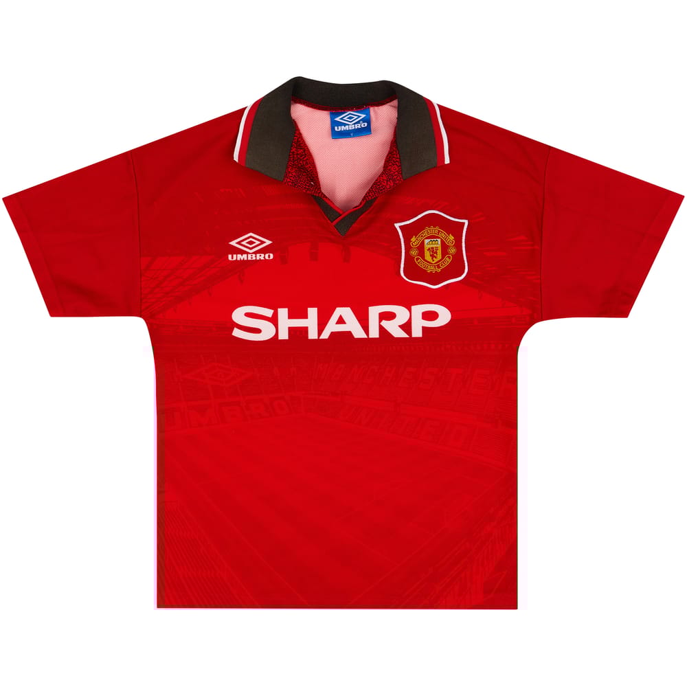 1994-96 Manchester United Home Shirt - 5/10 - (Y)