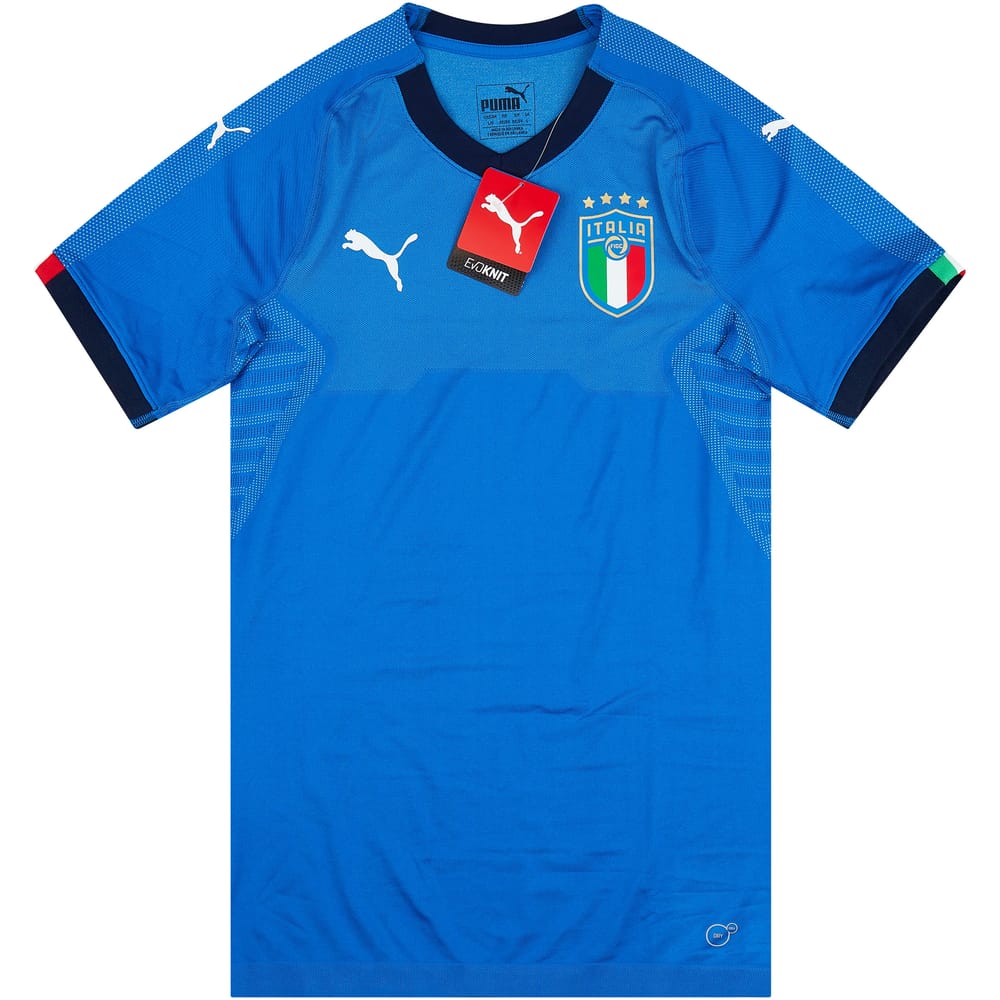 2018-19 Italy Evoknit Authentic Home Shirt (L)