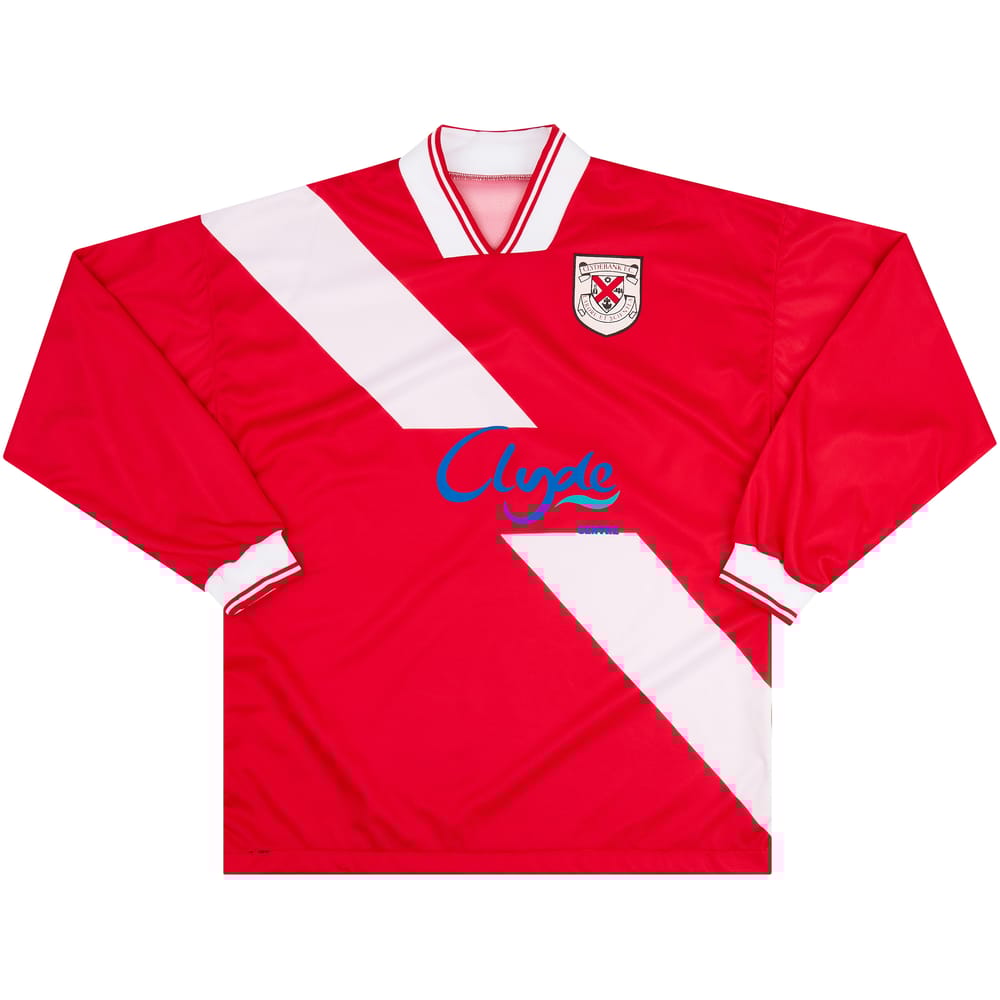 2003-04 Clydebank Home L/S Shirt - 9/10 - (XL)