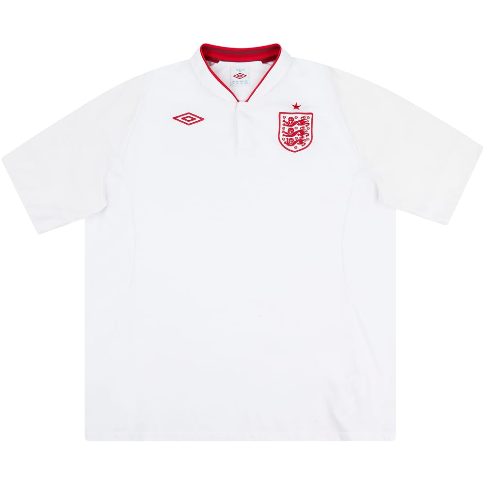 2012-13 England Home Shirt - 9/10 - (XXL)