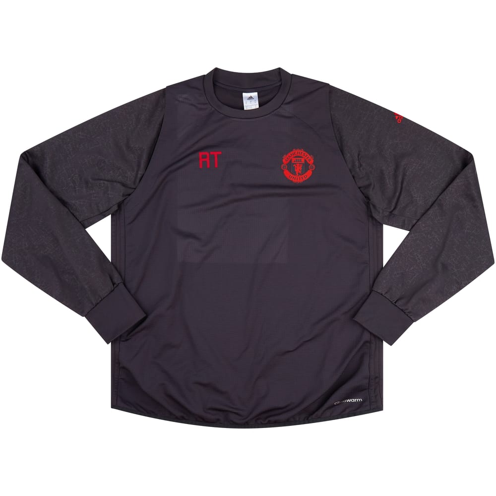 2016-17 Manchester United Staff Issue Training Top (RT) - 9/10 - (XL)