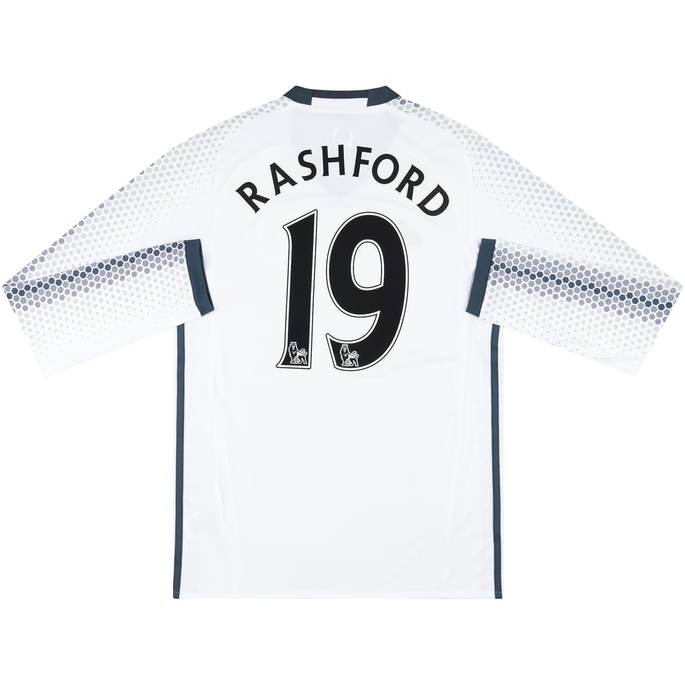 2016-17 Manchester United Third L/S Shirt Rashford #19 (S)