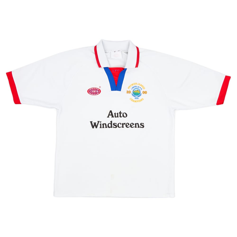 2000-01 Linfield 'Premier League Champions 2000' Away Shirt - 5/10 - (M)