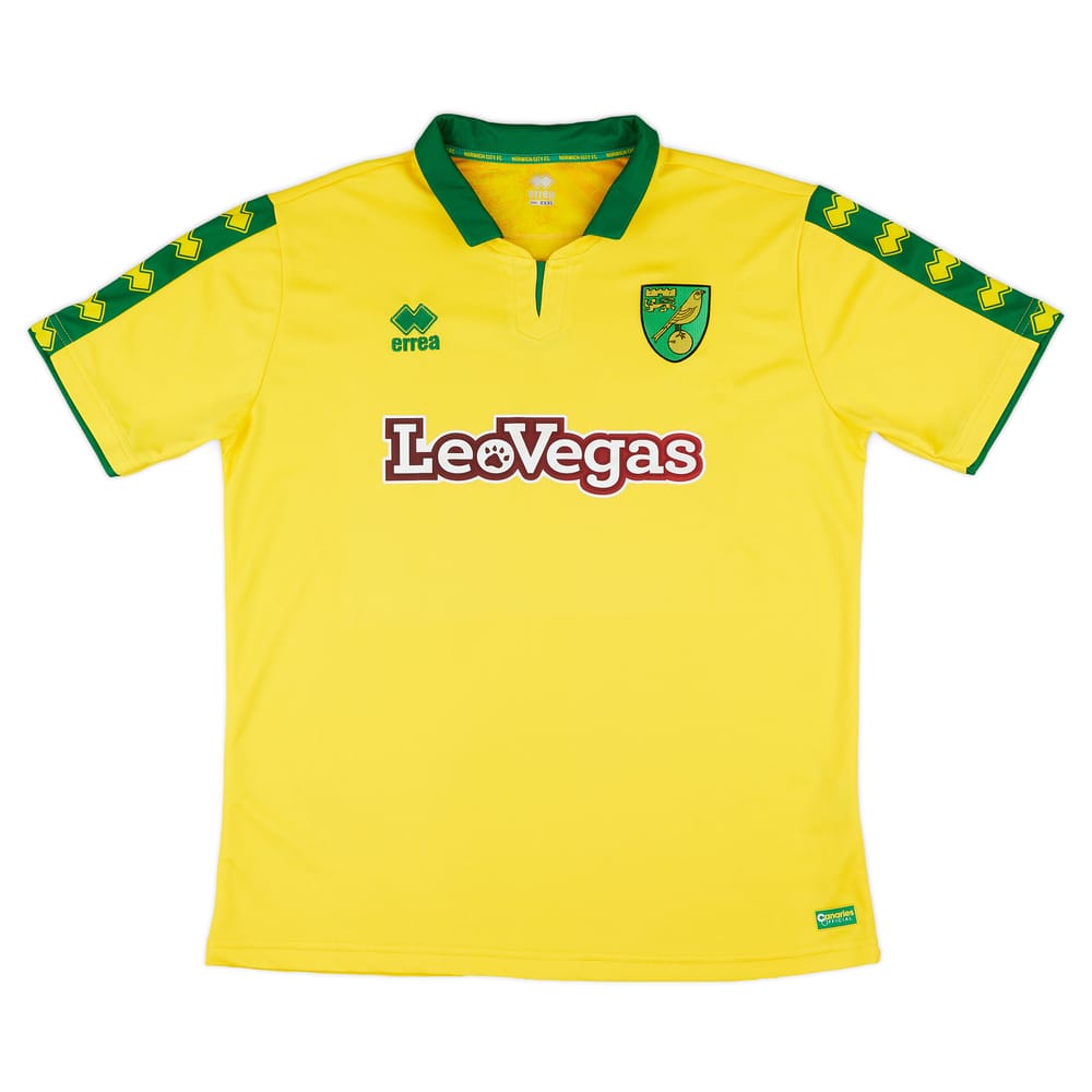 2017-18 Norwich Home Shirt - 8/10 - (3XL)