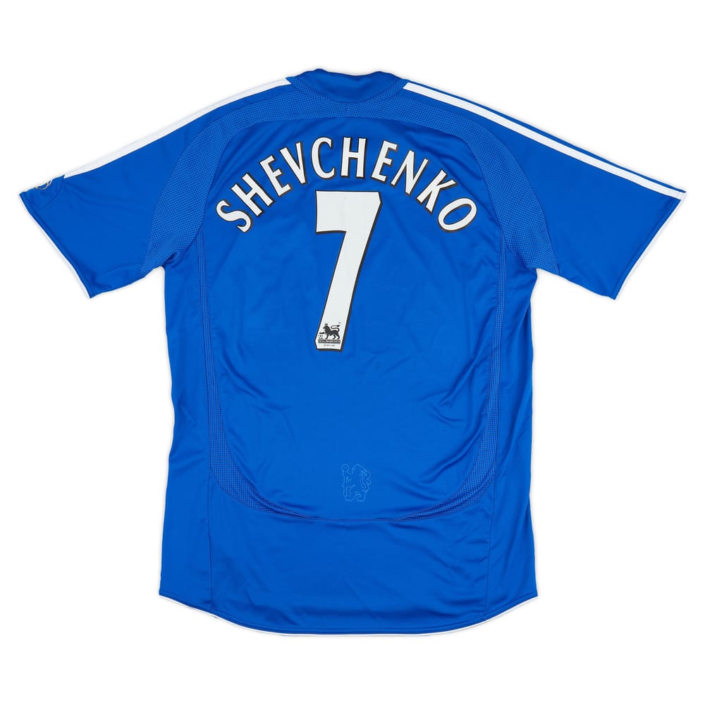 2006-08 Chelsea Home Shirt Shevchenko #7 - Very Good 6/10 - (M)
