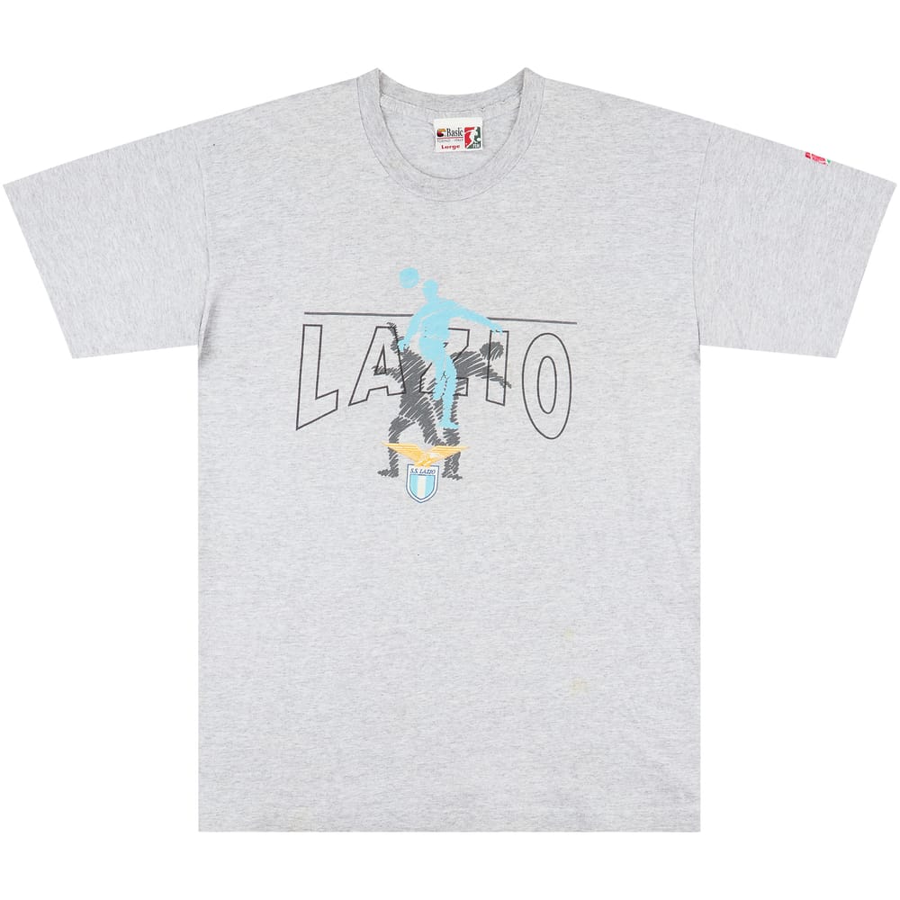 1990s Lazio Graphic Fan Tee - 9/10 - (L)
