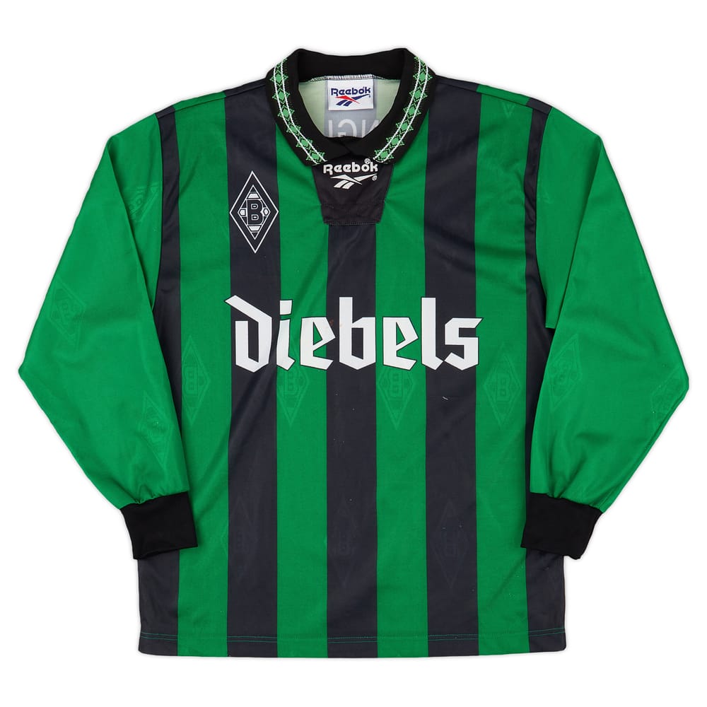 1995-96 Borussia Monchengladbach Away L/S Shirt - 8/10 - (S)