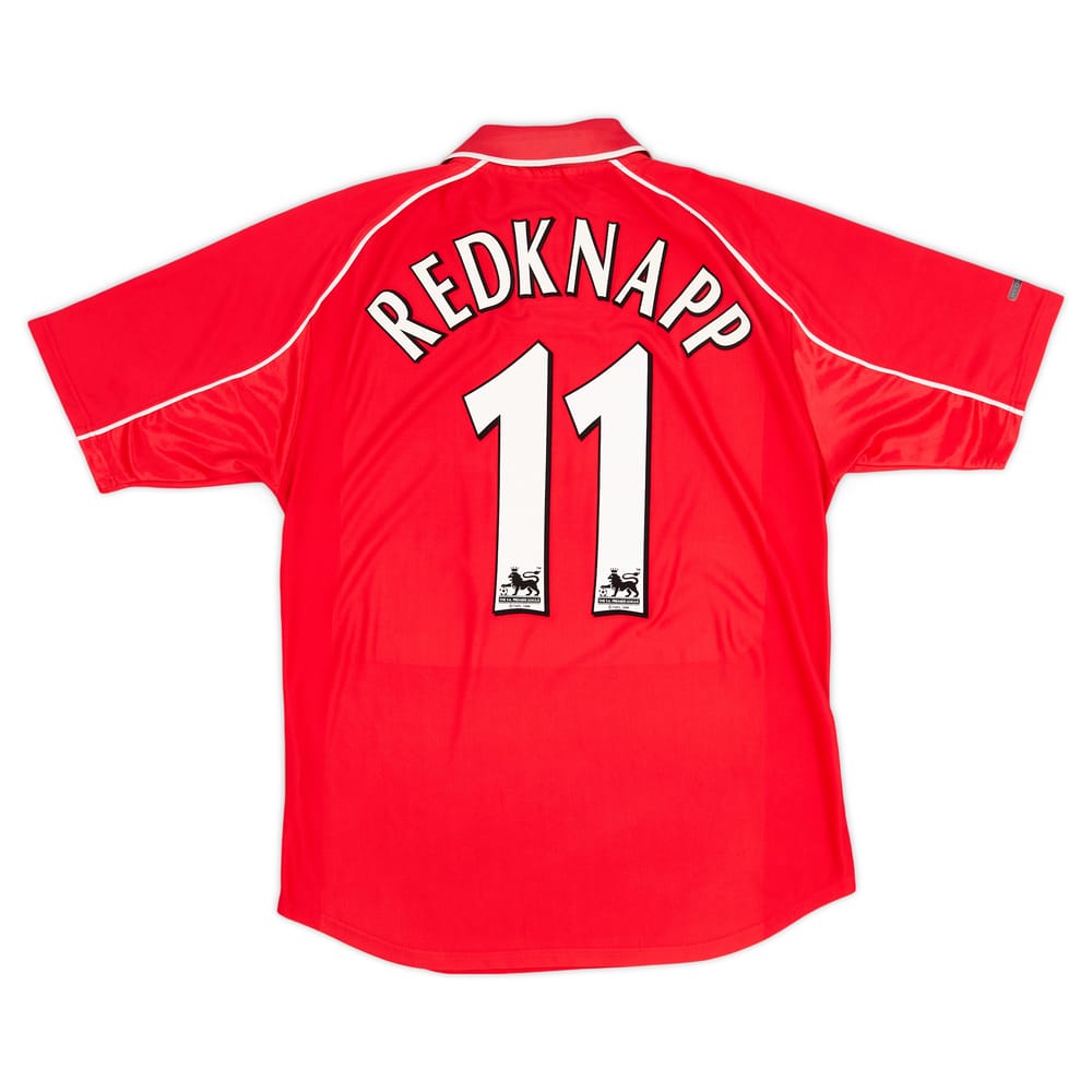 2000-02 Liverpool Home Shirt Redknapp #11 - Excellent 8/10 - (M)