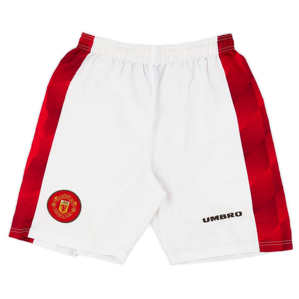 1996-98 Manchester United Home Shorts - 5/10 - (S)