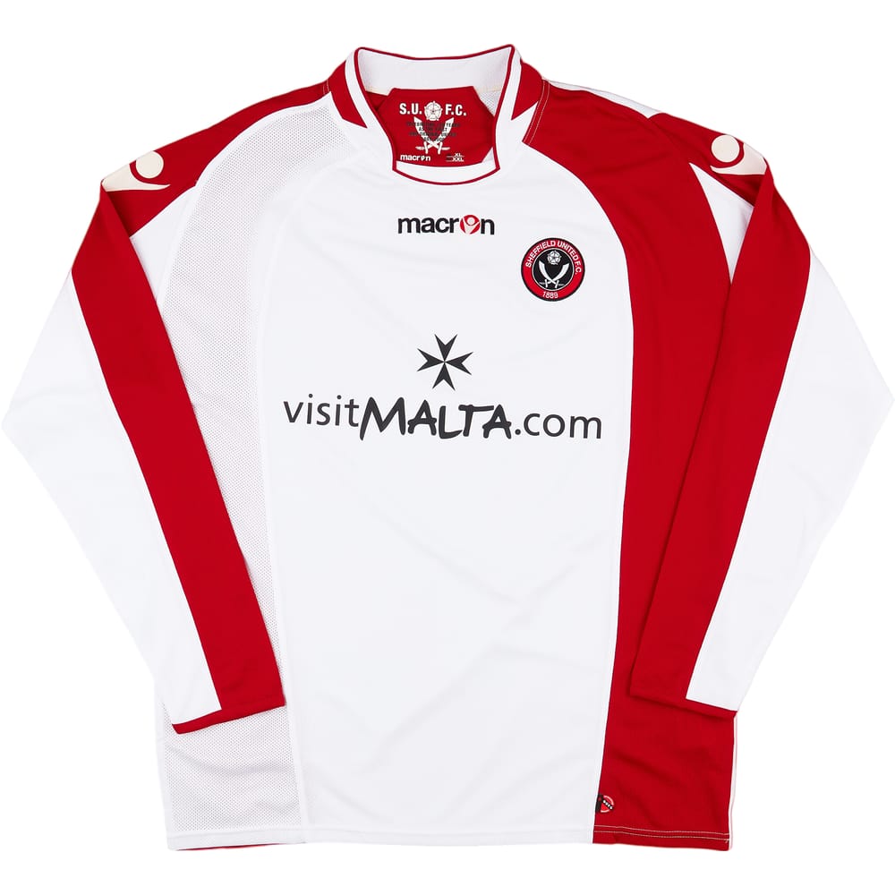 2009-10 Sheffield United Away L/S Shirt - 9/10 - (XL)