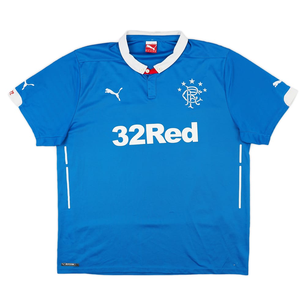 2014-15 Rangers Home Shirt - 7/10 - (XXL)