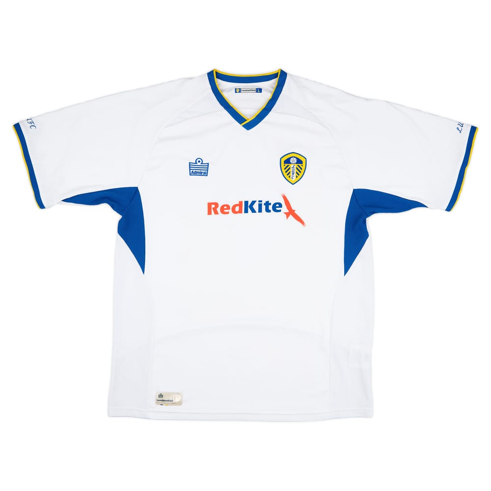 2007-08 Leeds United Home Shirt - Very Good 7/10 - (L)