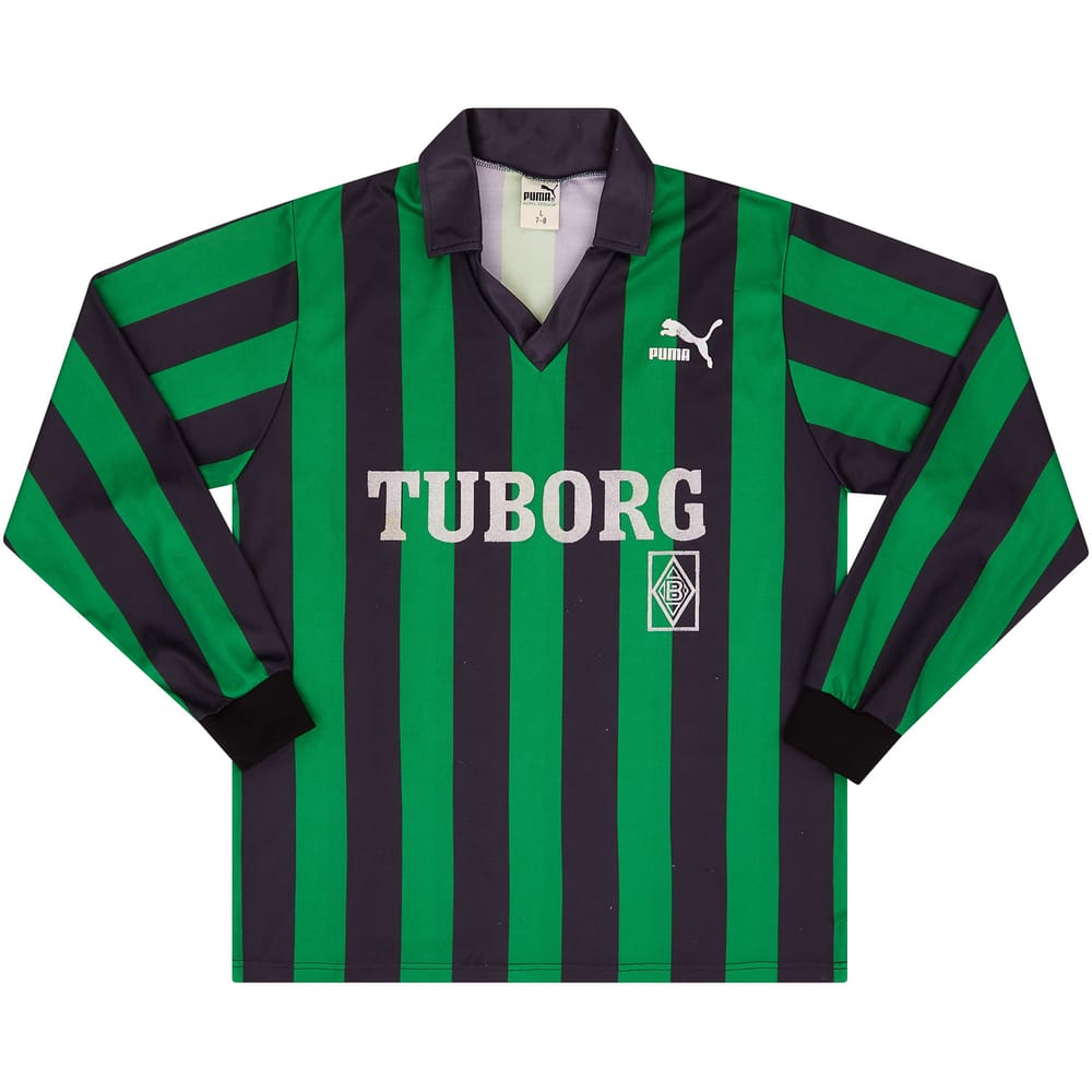 1990-92 Borussia Monchengladbach Away L/S Shirt - 6/10 - (L)