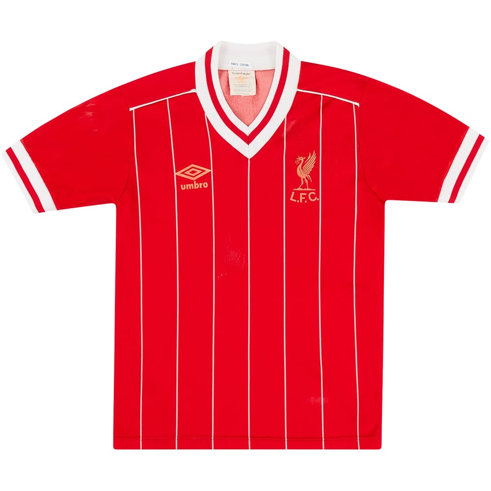 1982-85 Liverpool Home Shirt - 6/10 - (L.Boys)