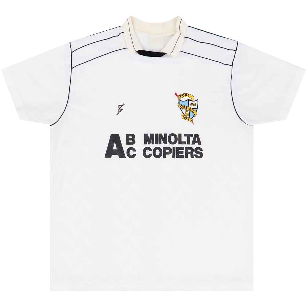 1989-90 Port Vale Home Shirt - 8/10 - (L)