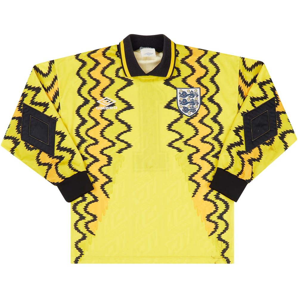 1992-94 England GK Shirt #1 (Woods) - 6/10 - (L.Boys)