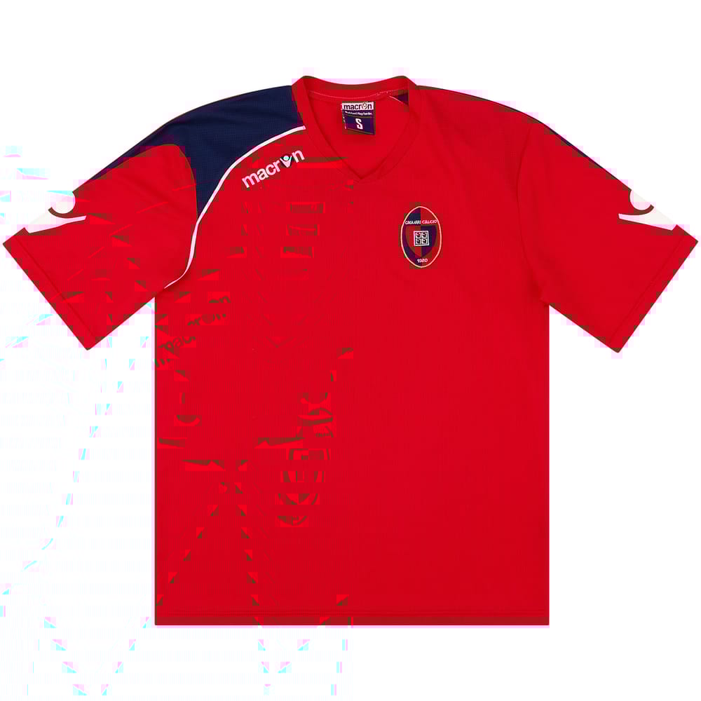 2010s Cagliari Macron Training Shirt - 8/10 - (S)