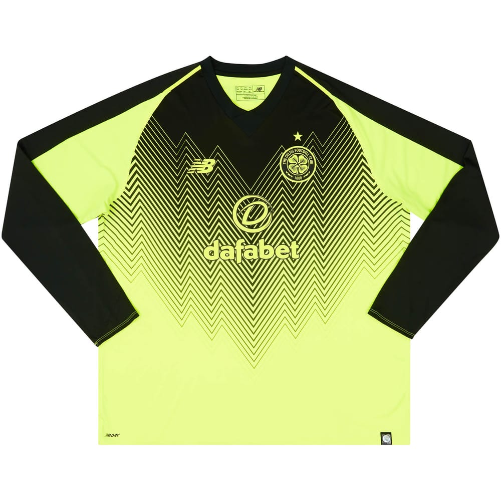 2018-19 Celtic Third L/S Shirt - 8/10 - (XXL)