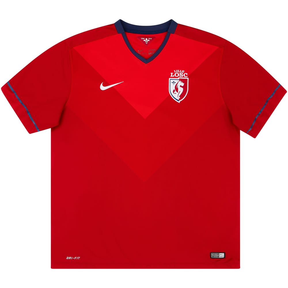 2014-15 Lille Home Shirt - 8/10 - (XL)