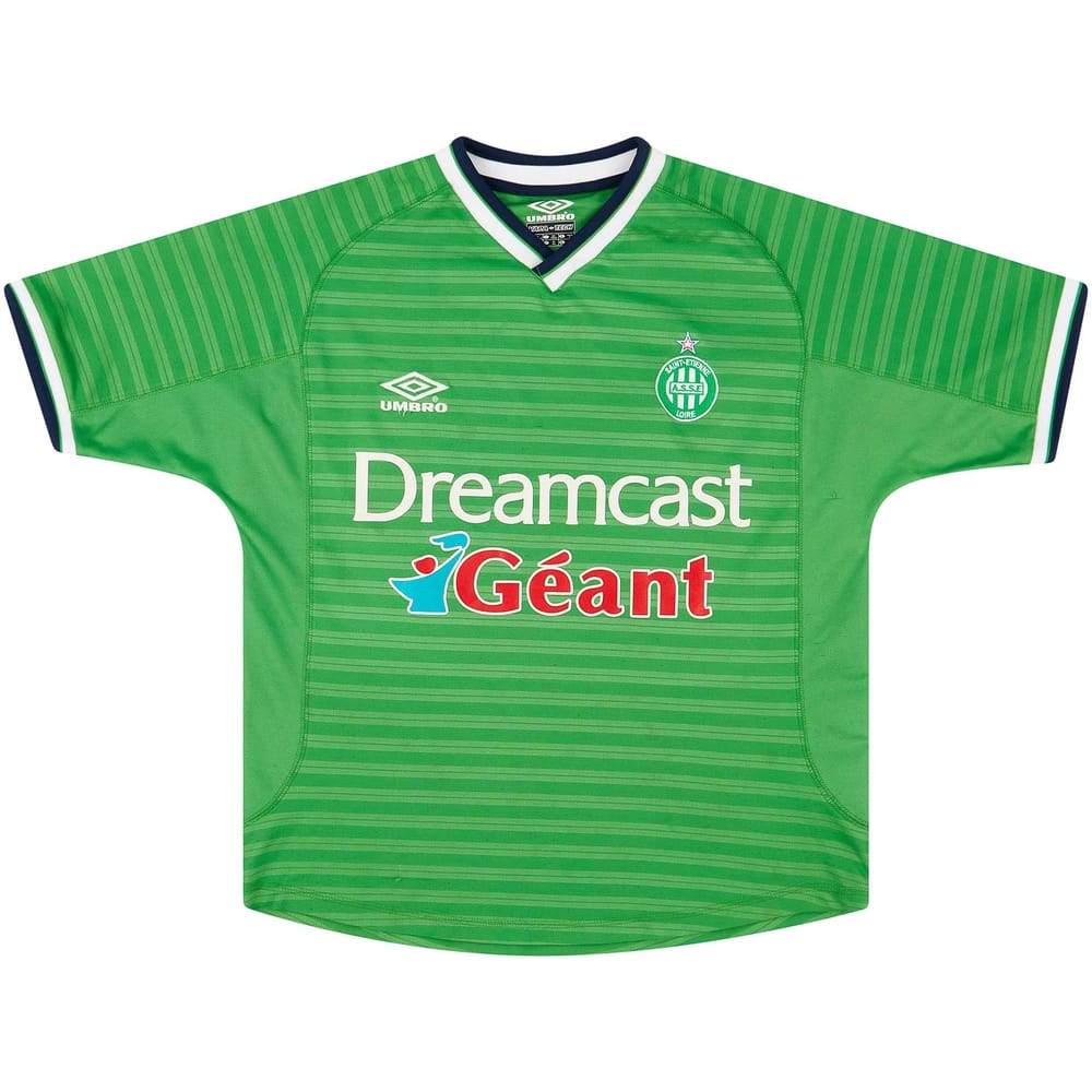 2000-01 Saint Etienne Home Shirt - 6/10 - (Y)