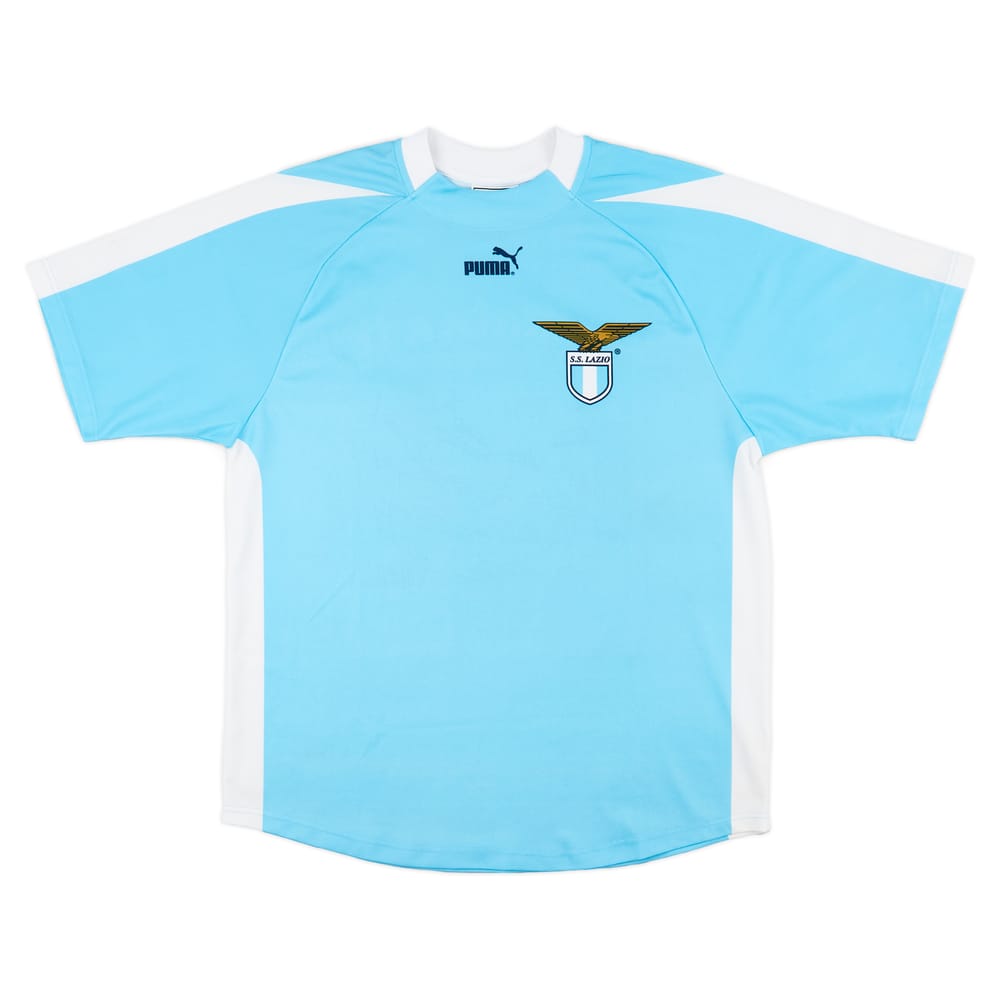2003-04 Lazio 'Signed' Basic Home Shirt - 8/10 - (L)