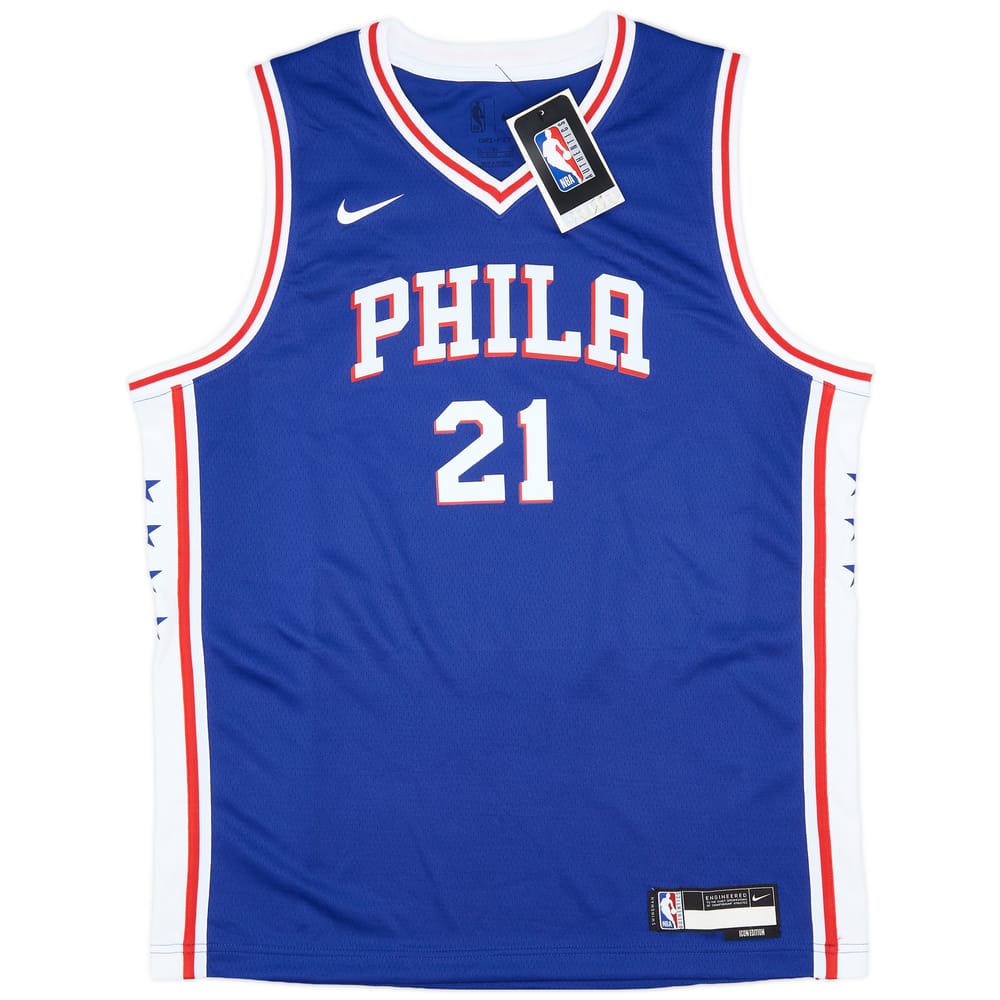 2017-24 Philadelphia 76ers Embiid #21 Nike Swingman Away Jersey (XL.Kids)