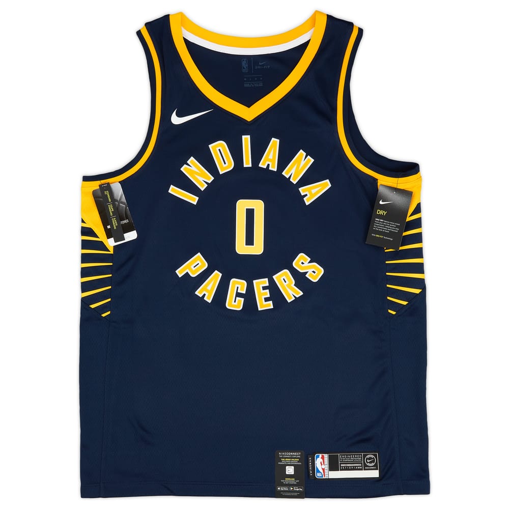 2022-23 Indiana Pacers Haliburton #0 Nike Swingman Away Jersey (XXL)