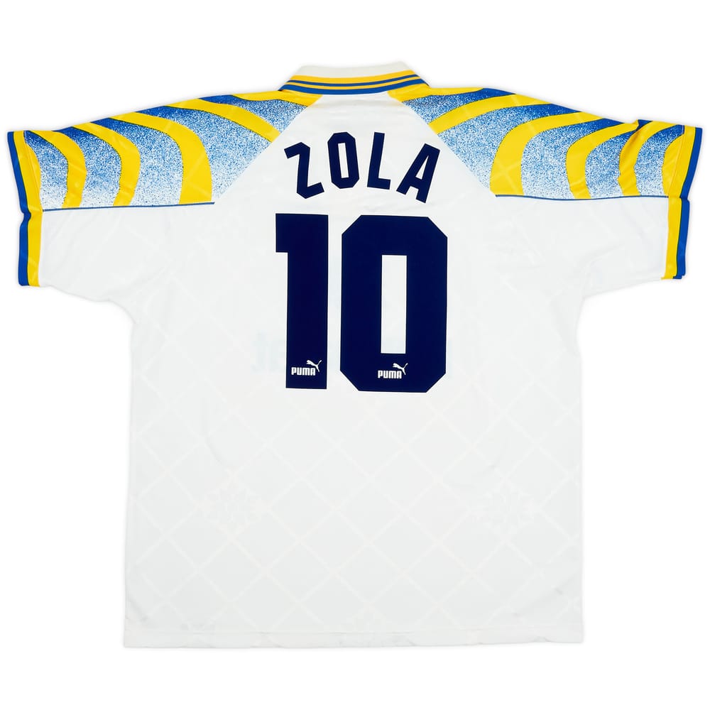 1995-97 Parma Home Shirt Zola #10 - 8/10 - (XL)