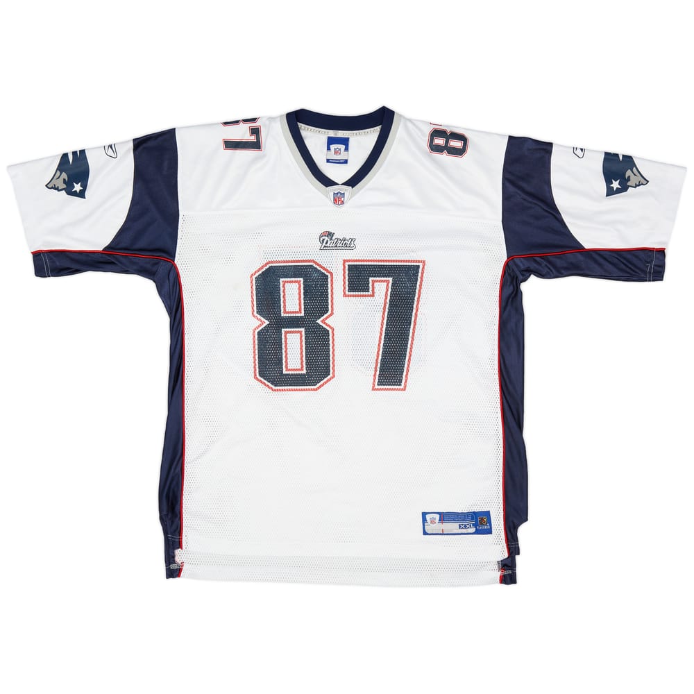 2005-06 New England Patriots Givens #87 Reebok On Field Away Jersey (Very Good) XXL