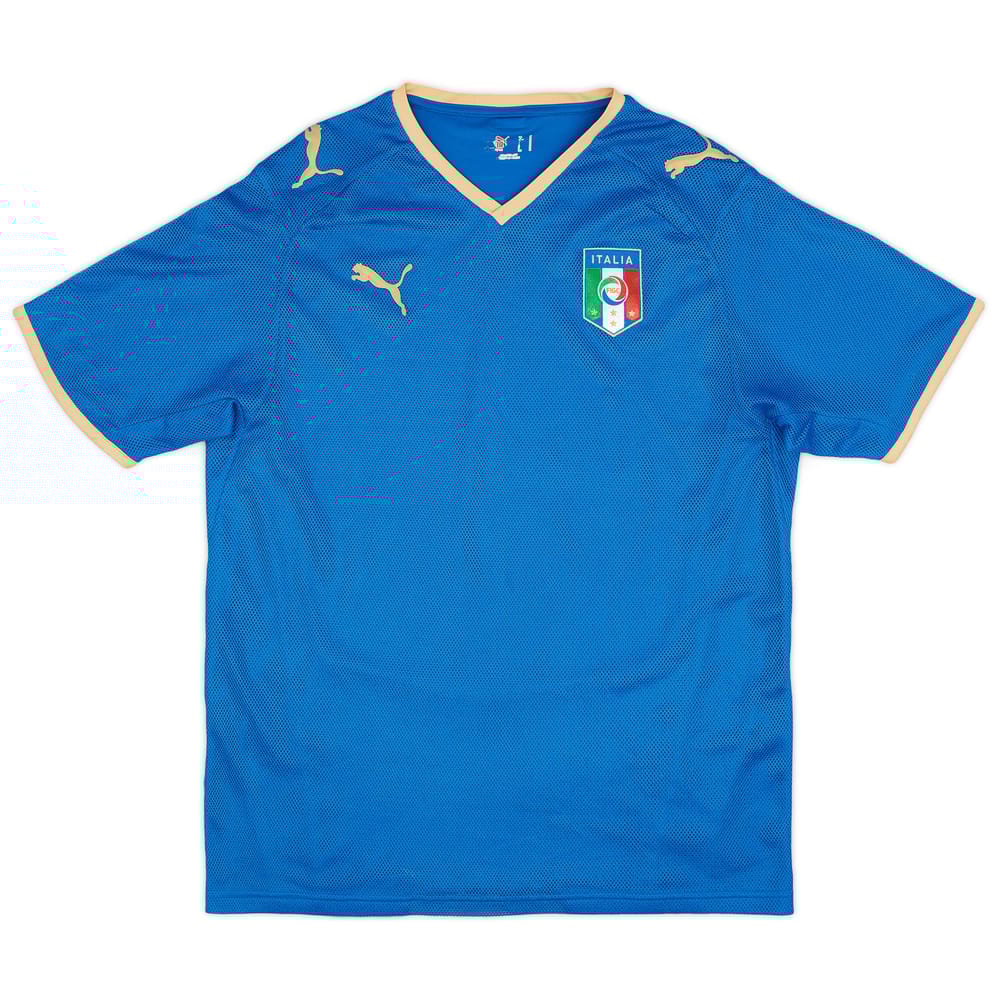 2007-08 Italy Home Shirt - 8/10 - (M)