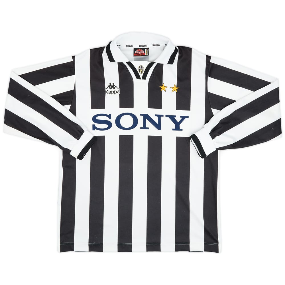 1995-97 Juventus Home L/S Shirt - 8/10 - (M)