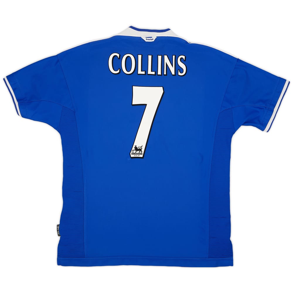 1999-00 Everton Home Shirt Collins #7 - 7/10 - (XL)