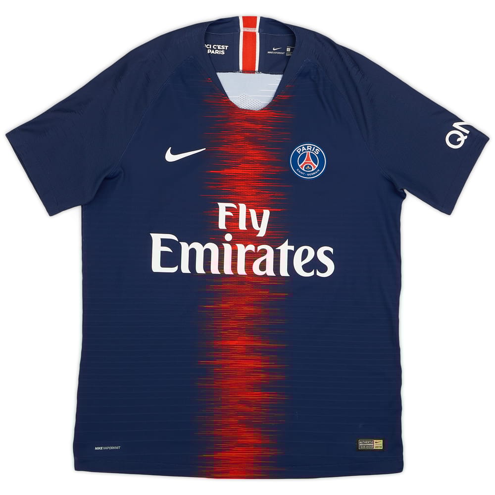 2018-19 Paris Saint-Germain Authentic Home Shirt - 9/10 - (L)