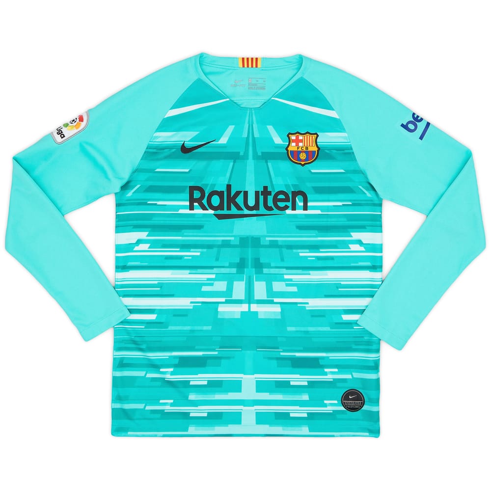 2019-20 Barcelona GK Third CL Shirt - 9/10 - (XL. Boys)