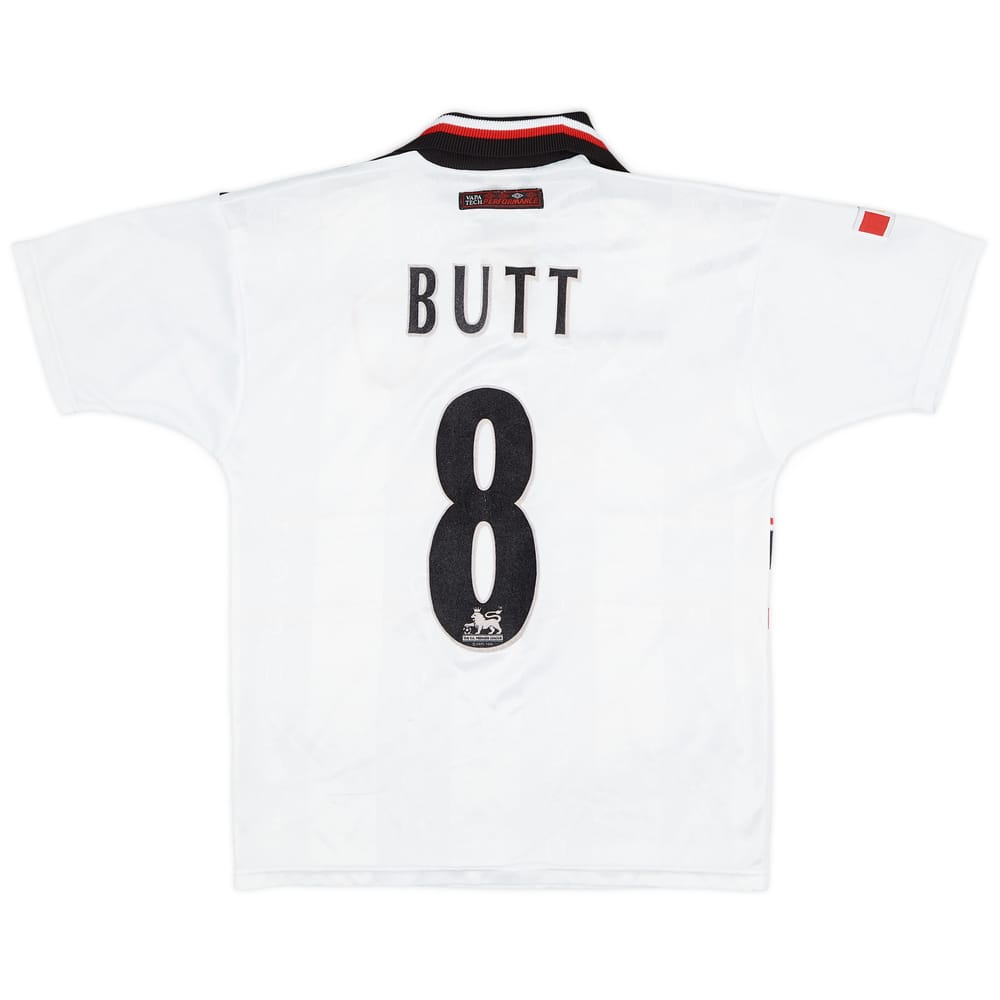 1997-99 Manchester United Away Shirt Butt #8 - 6/10 - (L.Boys)