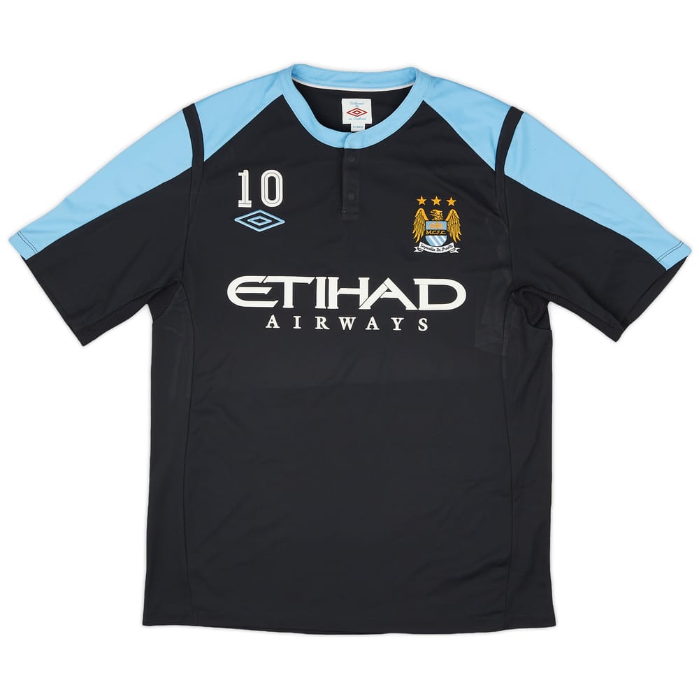 2009-10 Manchester City Player issue Umbro Training Shirt #10 - 7/10 - (XL)