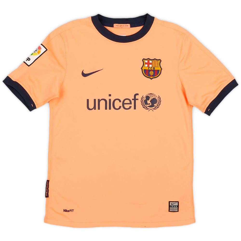2009-10 Barcelona Away Shirt - 8/10 - (M.Boys)