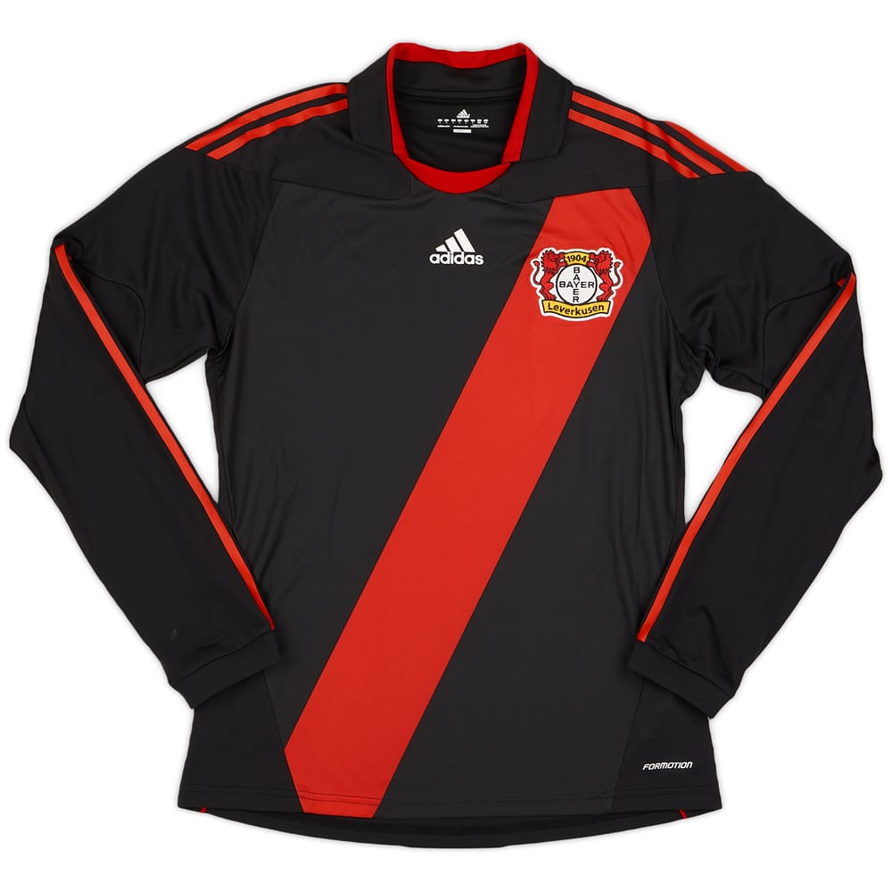 2010-11 Bayer Leverkusen Player Issue Home L/S Shirt - 9/10 - (L)